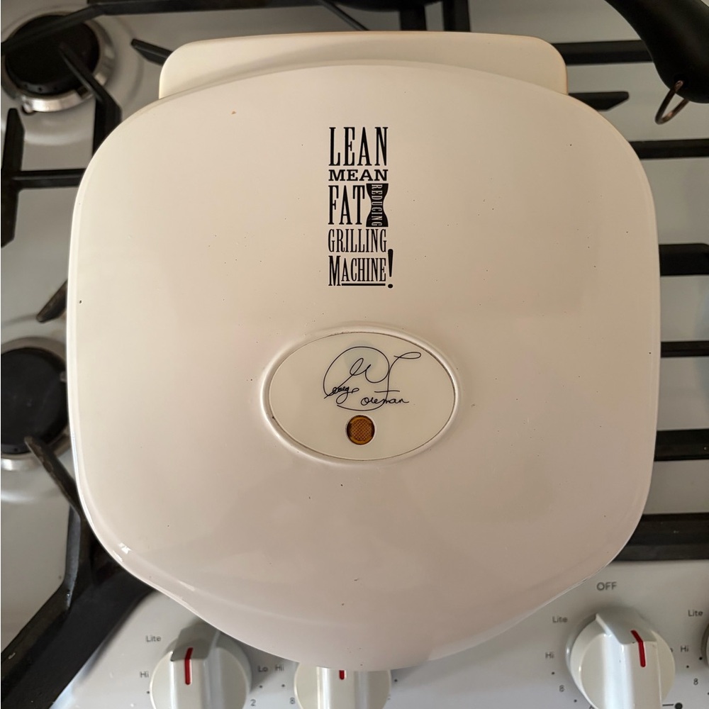 George Foreman White Grill